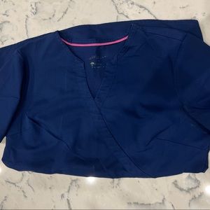 Purple Label Navy scrub top